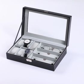 6-bit Watch Box 3-bit Glasses Window Watch Glasses Case