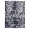Area Rug Indoor Modern Tie Dying Soft Shaggy Floor Carpet for Living Room Bedroom 160x230cmDark Gray