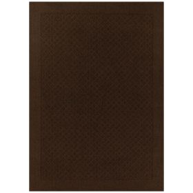 Dylan Solid Diamond Traditional Brown Indoor Area Rug