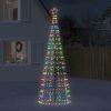Christmas Tree Light with Spikes 570 LEDs Colorful 118.1"