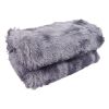 Area Rug Indoor Modern Tie Dying Soft Shaggy Floor Carpet for Living Room Bedroom 160x230cmDark Gray