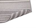 Hampton White and Gray Polypropylene Indoor/ Outdoor Area Rug 8x10