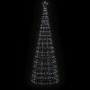 Christmas Tree Light with Spikes 570 LEDs Cold White 118.1"