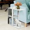 Simple And Modern With Storage Shelf 3-tier Side Table