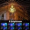110Ft 300 LED 9 Modes Color Changing Waterproof Outdoor Christmas String Lights