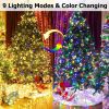 110Ft 300 LED 9 Modes Color Changing Waterproof Outdoor Christmas String Lights
