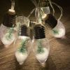 1pc Christmas Tree String Lights; Snow Globe Light; Indoor And Outdoor Decoration Goods