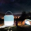 1pc Solar Waterproof Camping Light; Outdoor 60W Tent Lamp USB Rechargeable LED Night Light With Hook Fror Emergency
