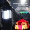 1pc Portable Solar Camping Tent Light Flame Lamp Lantern Flashlight; Retractable Emergency Lighting Camping Light Lantern