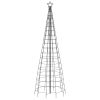 Christmas Tree Light with Spikes 570 LEDs Cold White 118.1"