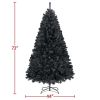 4.5 Pre-lit Flocked Christmas Tree with Warm Lights, Frosted White