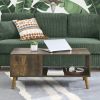 Coffee Table, Accent Furniture for Living Room, Indoor, Home Decor,Open Storage Shelf, Storage Coffee Table