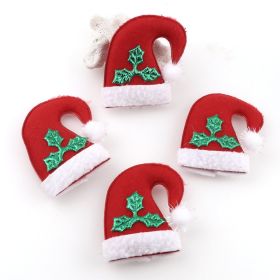 10 Pcspack Santa Claus Series Decorations (Option: 70x71mm)