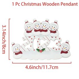 Acrylic Flat Christmas Tree Pendant (Option: 4style)