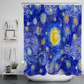 Digital Print-free Bathroom Curtain (Option: YLLHFK13-150x180CM)