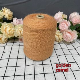 Rabbit Fleece Soft Skin-friendly Hand-woven Fine Woolen Yarn (Option: Golden Camel 500g)