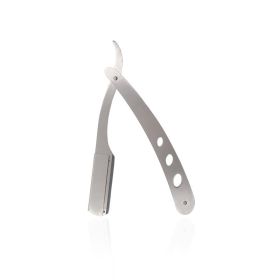 Men's Shaver Old-fashioned Razor Manual (Color: Silver)