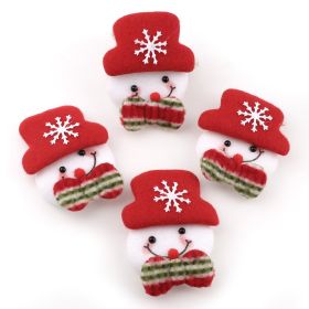 10 Pcspack Santa Claus Series Decorations (Option: 68x90mm)