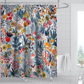 Digital Print-free Bathroom Curtain (Option: YLHTYY05-120gsm)