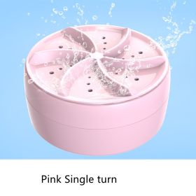 Automatic Machine Waterproof Turbine Portable Travel (Option: Pink-Single turn)