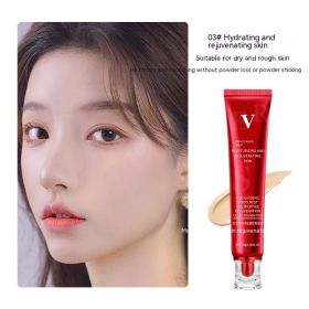 Polypeptide Skin Care Liquid Foundation Long-lasting Moisturizing Concealer (Option: Red Ginseng 03 Moisturizing)