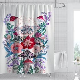 Digital Print-free Bathroom Curtain (Option: YLHTYY07-120gsm)