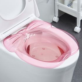 Private Bidet Squat-Free Flushing Bottom Basin Pregnant Women (Color: pink)