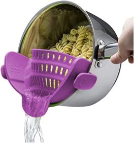 Filter Wide-mouth Silicone Drain Tank Drain Block (Color: purple)