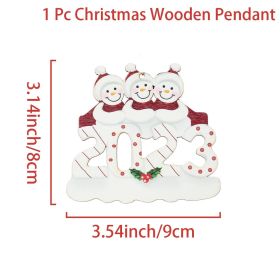 Acrylic Flat Christmas Tree Pendant (Option: 2style)