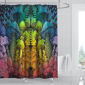 Digital Print-free Bathroom Curtain (Option: YLHTYY16-120gsm)