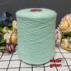 Rabbit Fleece Soft Skin-friendly Hand-woven Fine Woolen Yarn (Option: Water Green 500g)