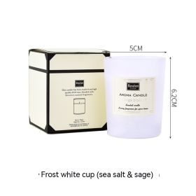 Indoor Aromatherapy Long-lasting Handmade Candle (Option: 140g-Sea Salt Salvia Officinalis)