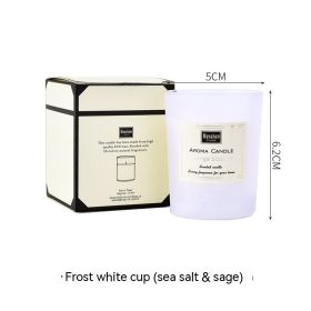 Indoor Aromatherapy Long-lasting Handmade Candle (Option: 140g-Sea Salt Salvia Officinalis)