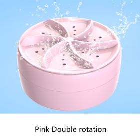 Automatic Machine Waterproof Turbine Portable Travel (Option: Pink-Reversible)