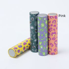 Aluminum Rotary Press Nozzle Spray Bottle (Option: Pink Leopard Print)