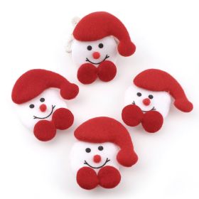 10 Pcspack Santa Claus Series Decorations (Option: 70x80mm)