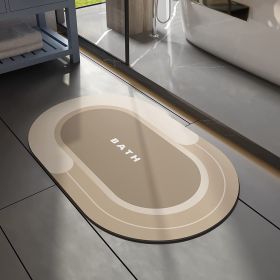 Home Fashion Non-slip Bathroom Mats (Option: Amber-40x60cm)