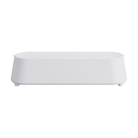Colorful Flame Aroma Diffuser Automatic Home Use Desktop (Color: White)