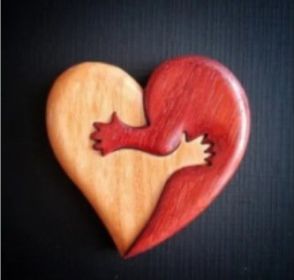 Valentine's Day Wooden Love Artware Decorations Ornaments (Option: A Style)