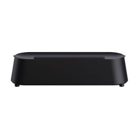 Colorful Flame Aroma Diffuser Automatic Home Use Desktop (Color: Black)