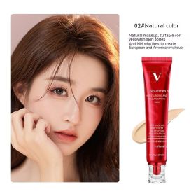 Polypeptide Skin Care Liquid Foundation Long-lasting Moisturizing Concealer (Option: Red Ginseng 02 Natural Color)