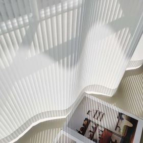 Vertical Blinds Vertical Dream White Curtain (Option: White-250cmx220cm Korean discount)