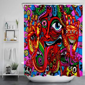 Digital Print-free Bathroom Curtain (Option: YLLHFK01-150x180CM)