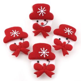 10 Pcspack Santa Claus Series Decorations (Option: 70x98mm)