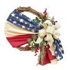 American National Day Wreath Independence Day Wreath Home Outdoor Decoration
