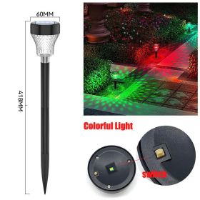 Solar Outdoor Lights New Garden Lamps Powered Waterproof Landscape Path for Yard Backyard Lawn Patio Decorative LED Lighting (Lighting Shade Color: Upgrade 1 RGB)