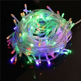 10M 100LED Fairy String Lights Waterproof Connectable Up to 100M Xmas Party Lamp (Color: Multi-Color)