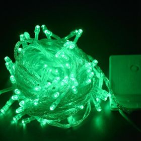 10M 100LED Fairy String Lights Waterproof Connectable Up to 100M Xmas Party Lamp (Color: green)