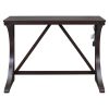 3-Piece Counter Height Dining Table Set with USB Port and Upholstered Stools