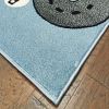 Home Decor Indoor/Outdoor Accent Rug Whimsical  Stylish Classic Pattern Design